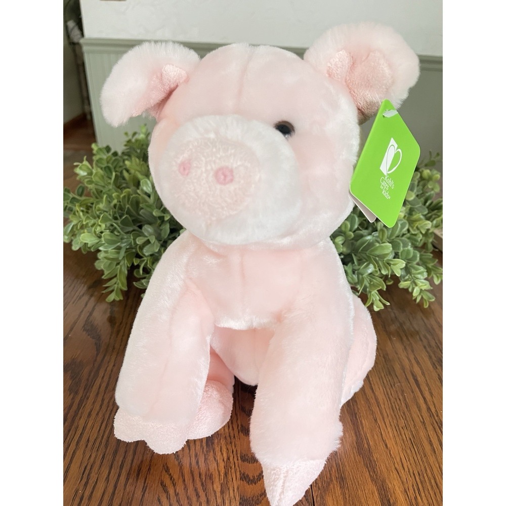 Kohls Cares Little Pig Biddle Pink Plush‎ 11" Stuffed Animal